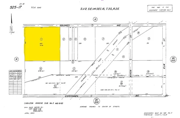 $120,000 | 0 Dolores Avenue, Cabazon, CA 92230