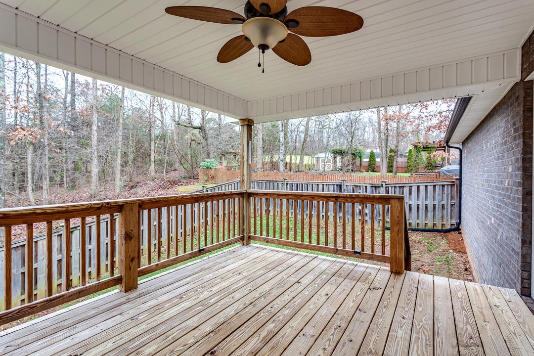 6067 Whisper Ridge Lane Corryton, TN 37721 - Photo 31 of 35 a view of balcony with wooden floor