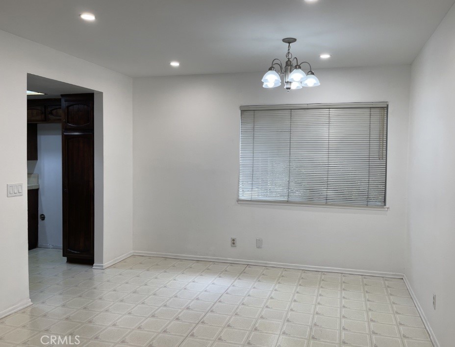 1637 North Verdugo Road, Unit A Glendale, CA 91208 - Photo 9 of 23 an empty room with kitchen view