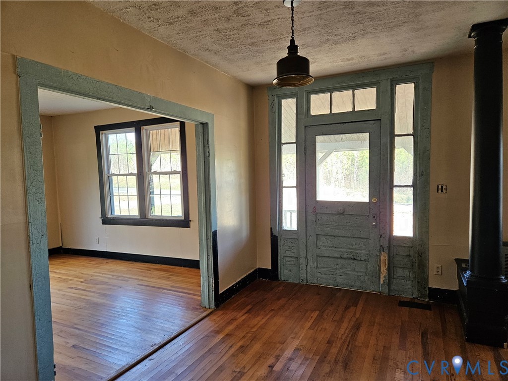 10030 Cheathams Road Amelia Court House, VA 23002 - Photo 5 of 23 a view of entryway with wooden floor