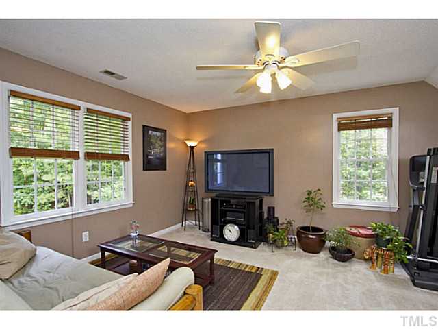 1117 Urania Drive Raleigh, NC 27603 - Photo 21 of 25 a living room with furniture and a fireplace
