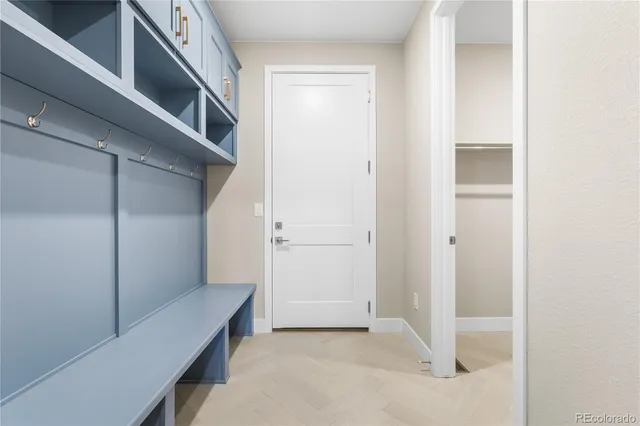 a view of an entryway with hallway