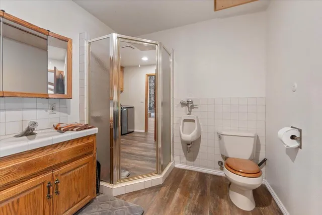 a view of swimming pool from a lake