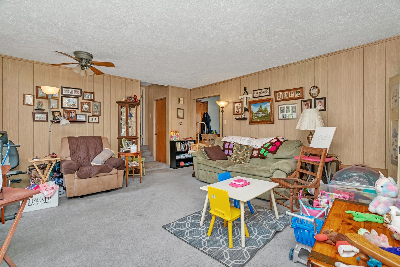 107 North Elm Street Gardner, IL 60424 - Photo 15 of 40 a living room with furniture and a couch
