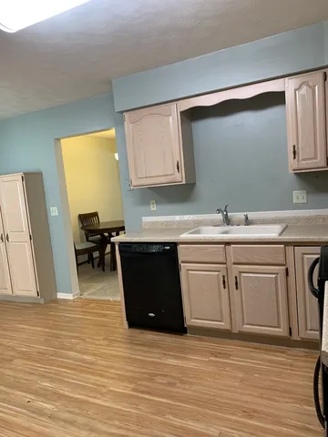 a view of a room with washer and dryer