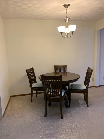 a view of an empty room with an empty space