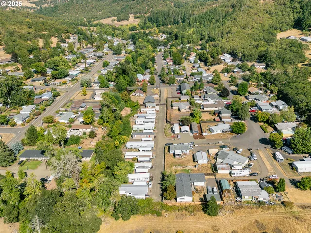 an aerial view of a city with lots of residential buildings