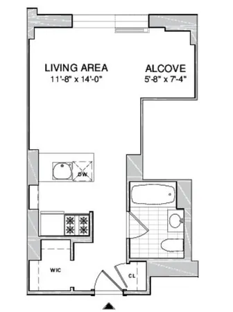 $3,283 | 125 Court Street, Unit 3NN | Downtown Brooklyn