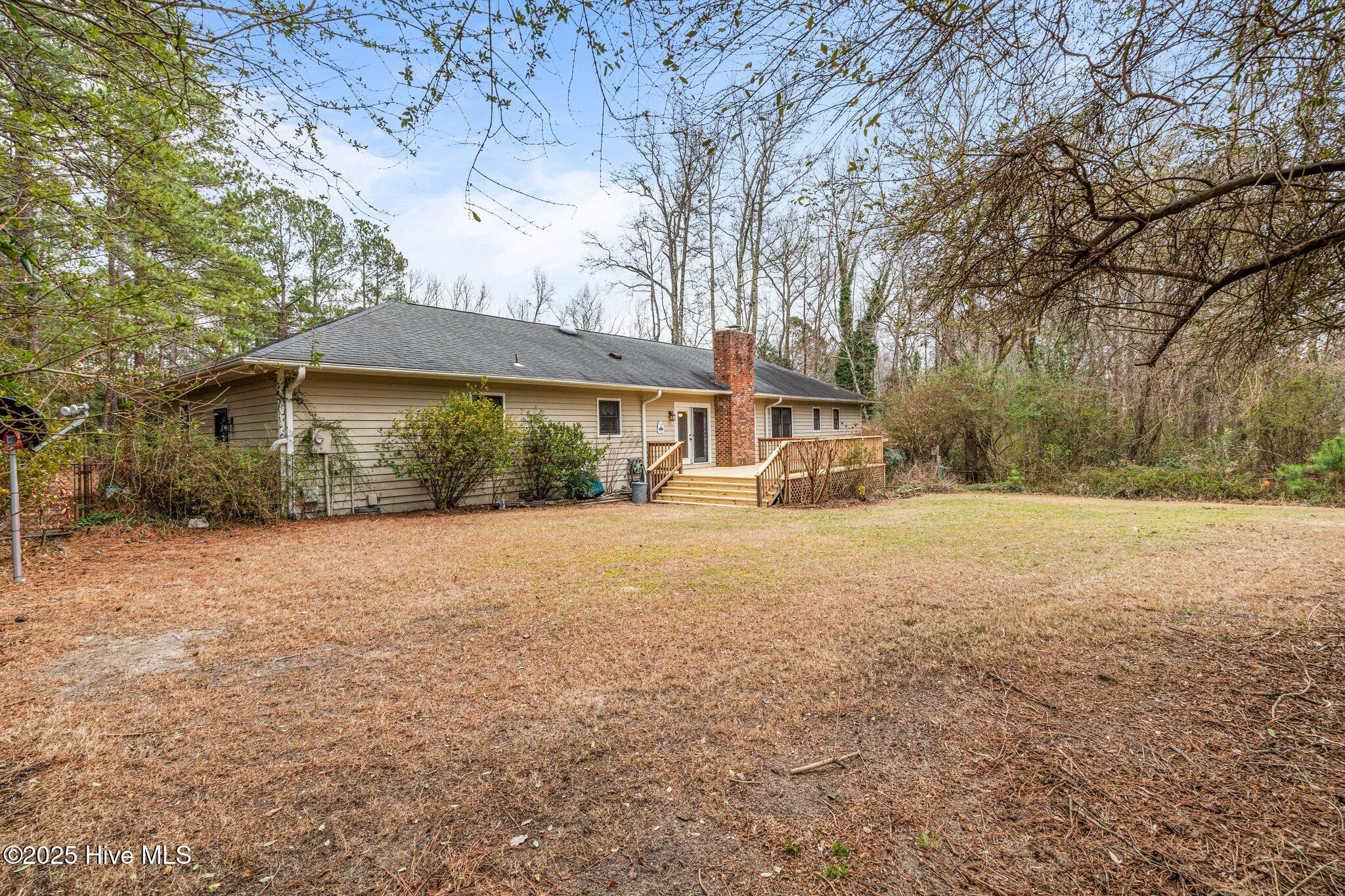 4094 Niagara Carthage Road Whispering Pines, NC 28327 - Photo 45 of 57 Backyard from the right corner fence line.