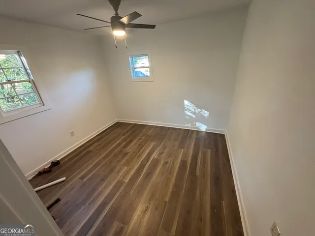wooden floor in an empty room