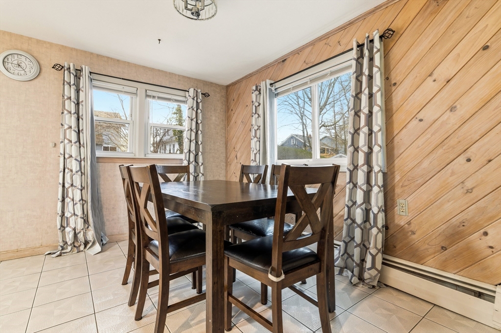 19 Clark Street Randolph, MA 02368 - Photo 15 of 30 a view of a dining room with furniture window and outside view