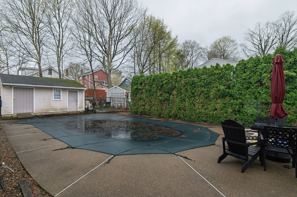 19 Clark Street Randolph, MA 02368 - Photo 2 of 30 a view of a backyard with sitting area