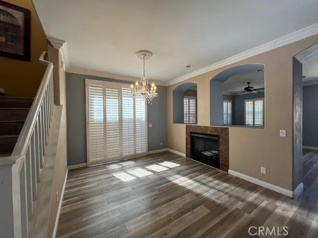 a view of a livingroom with a fireplace