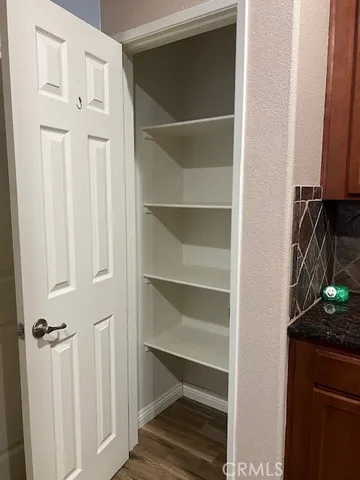 a view of a walk in closet