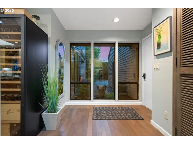 a view of an entryway