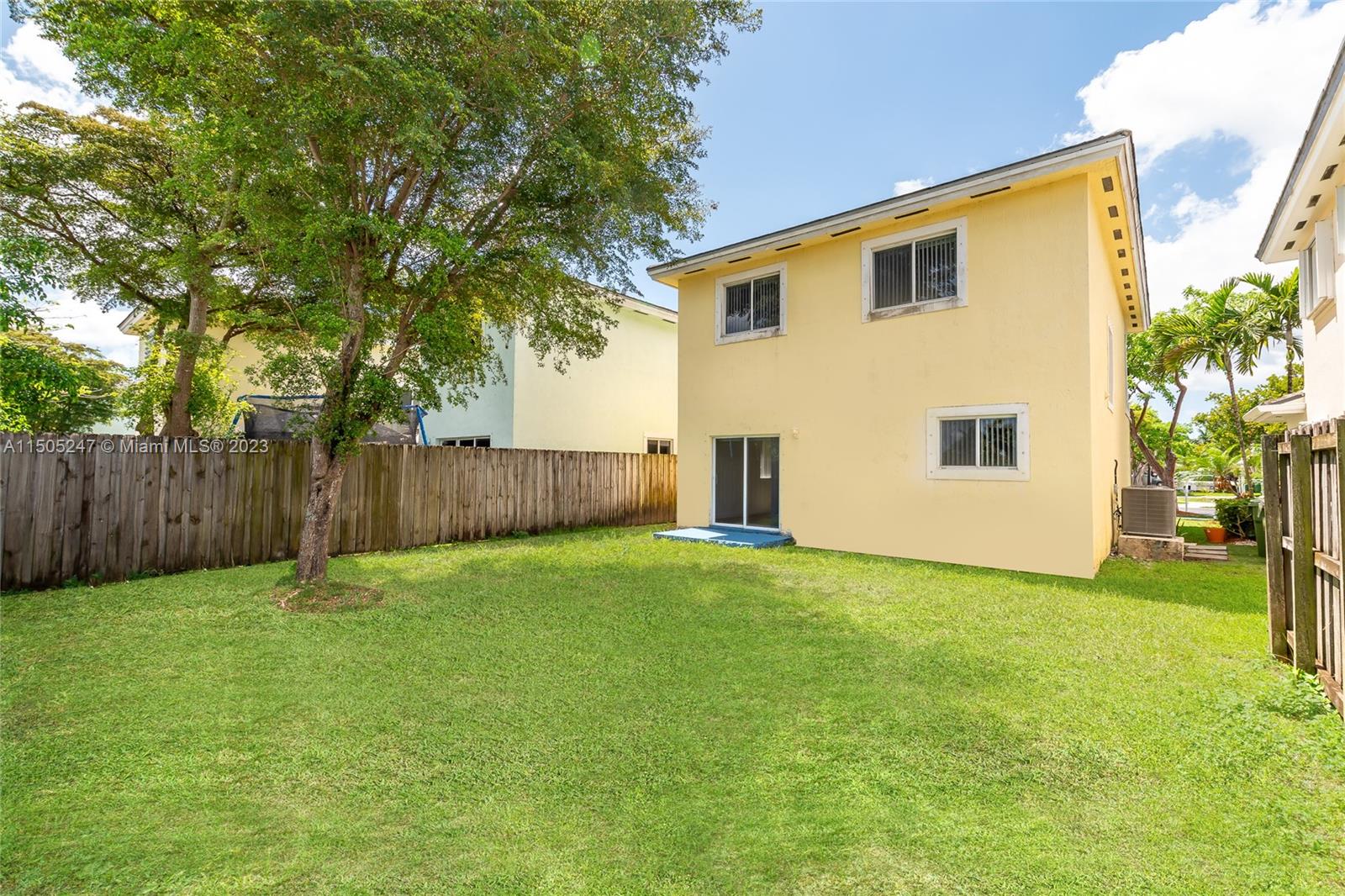 3501 Northeast 4th Street, Unit 3501 Homestead, FL 33033 - Photo 8 of 44 a backyard of a house with plants and large trees