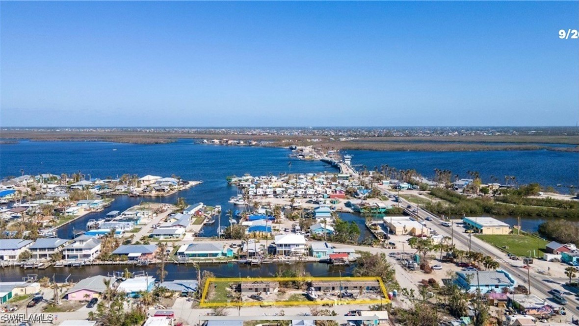 11458 May Street, Unit 1 Matlacha, FL 33993 - Photo 16 of 18 a view of a city and ocean view