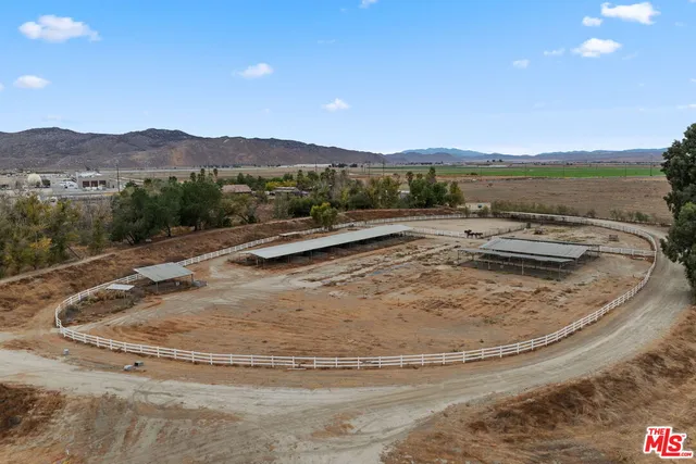 a view of a swimming pool with a mountain view