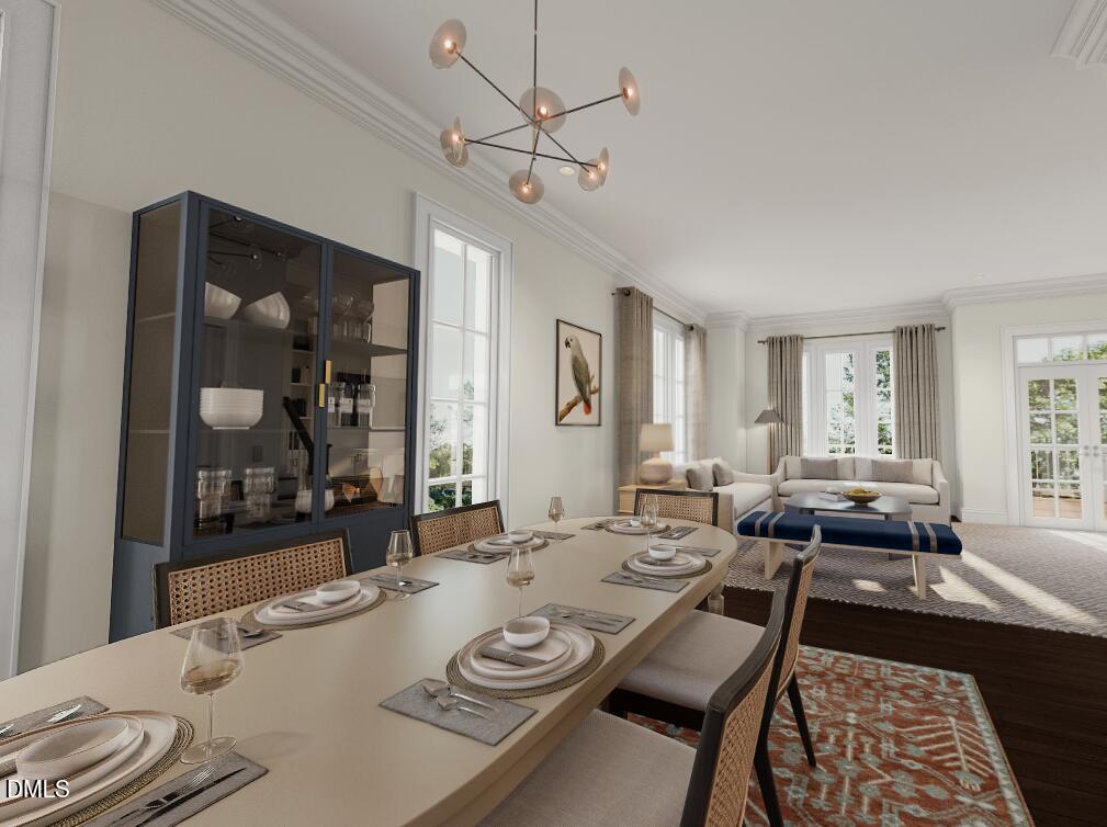 1323 Chester Road Raleigh, NC 27608 - Photo 3 of 20 a living room with furniture and a large window