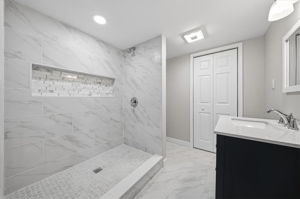 214 McCleary Road Aliquippa, PA 15001 - Photo 20 of 29 a bathroom with a sink shower and a mirror