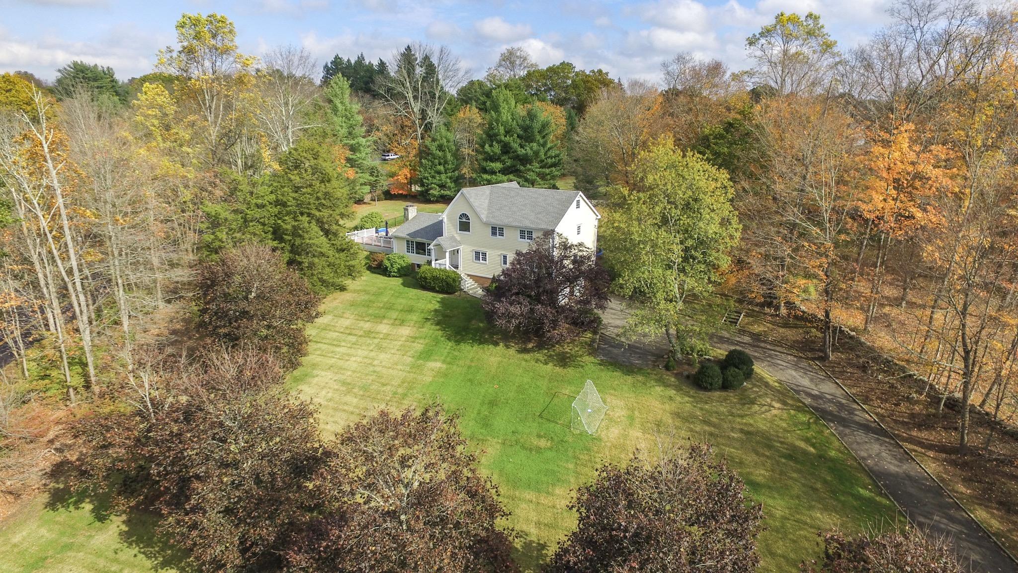 6 Parish Road New Canaan, CT 06840 - Photo 3 of 48 Front Aerial