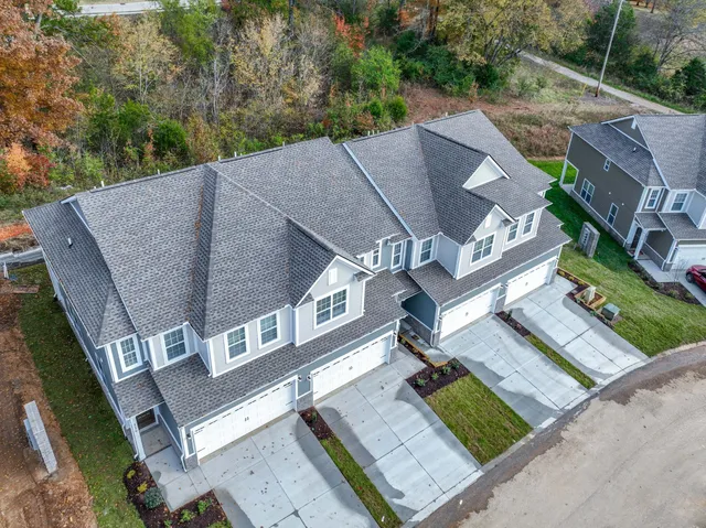 a view of a house with a large windows