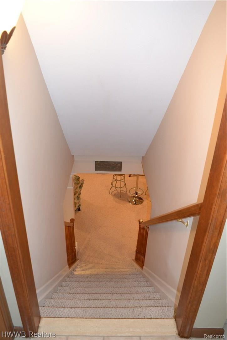 3483 Rocky Crest Court Rochester, MI 48306 - Photo 43 of 60 Stairwell to Basement