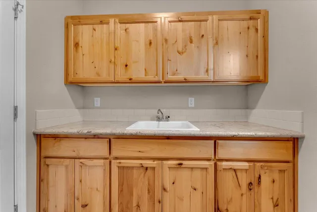 a close view of wooden cabinets