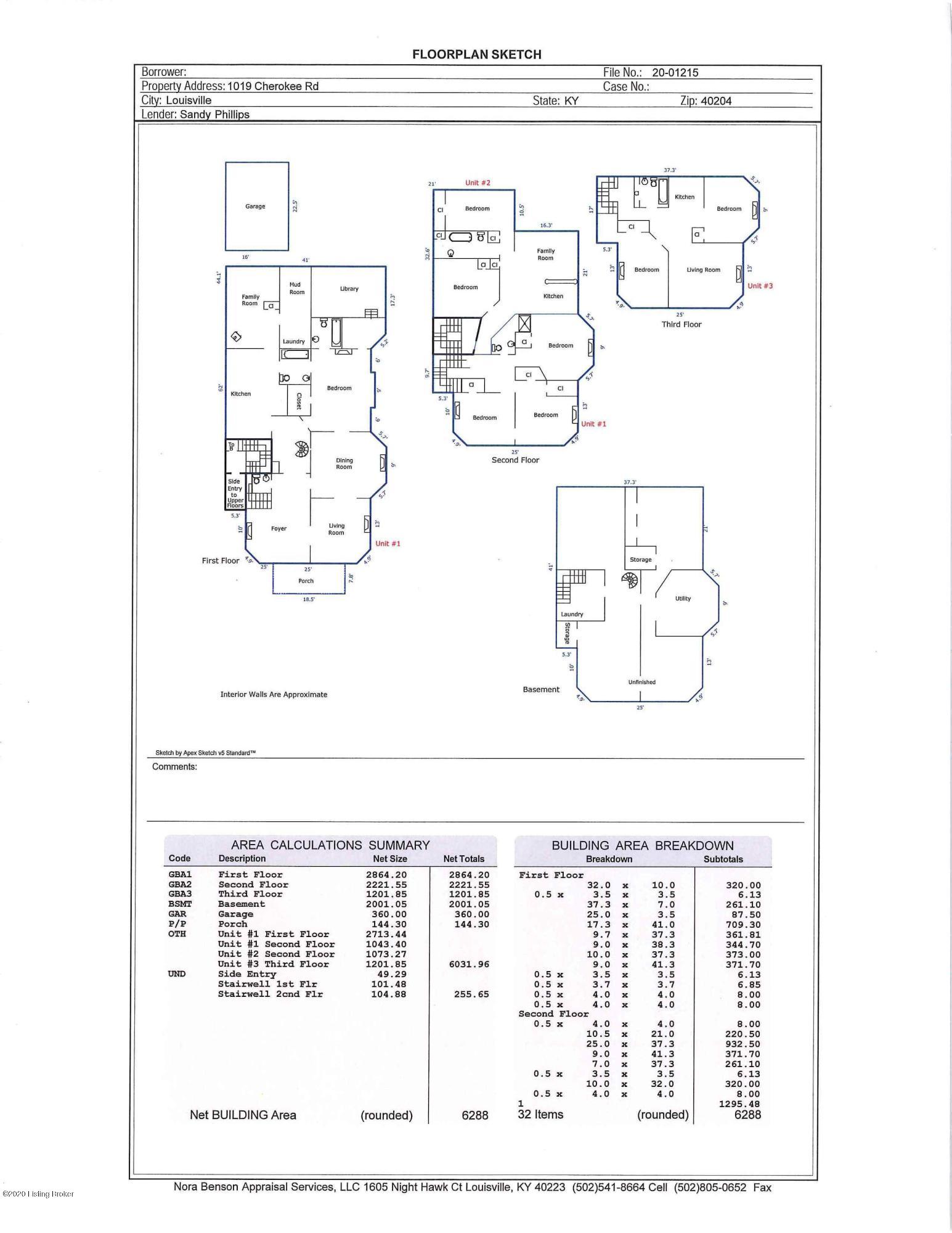 1019 Cherokee Road Louisville, KY 40204 - Photo 36 of 36 floor plan photo