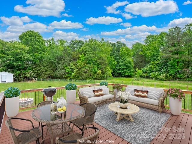 915 Gate Road Monroe, NC 28112 - Photo 30 of 46 swimming pool view with a seating space