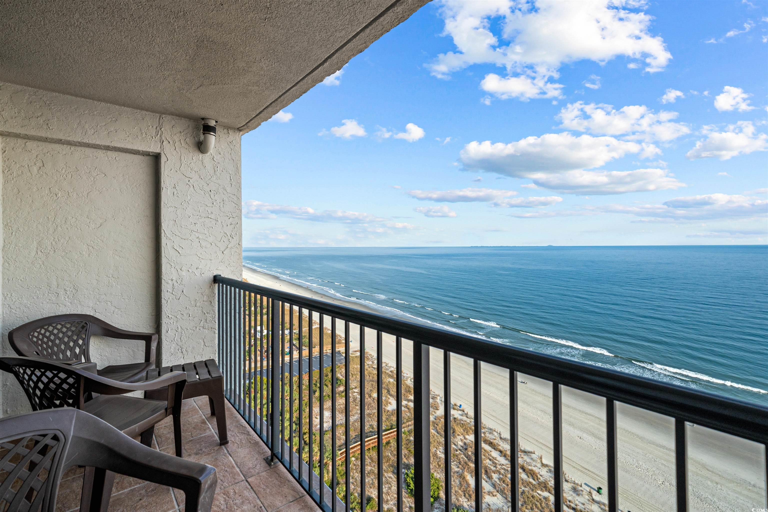 5308 North Ocean Boulevard, Unit 2006 Myrtle Beach, SC 29577 - Photo 3 of 37 Balcony featuring oceanfront view