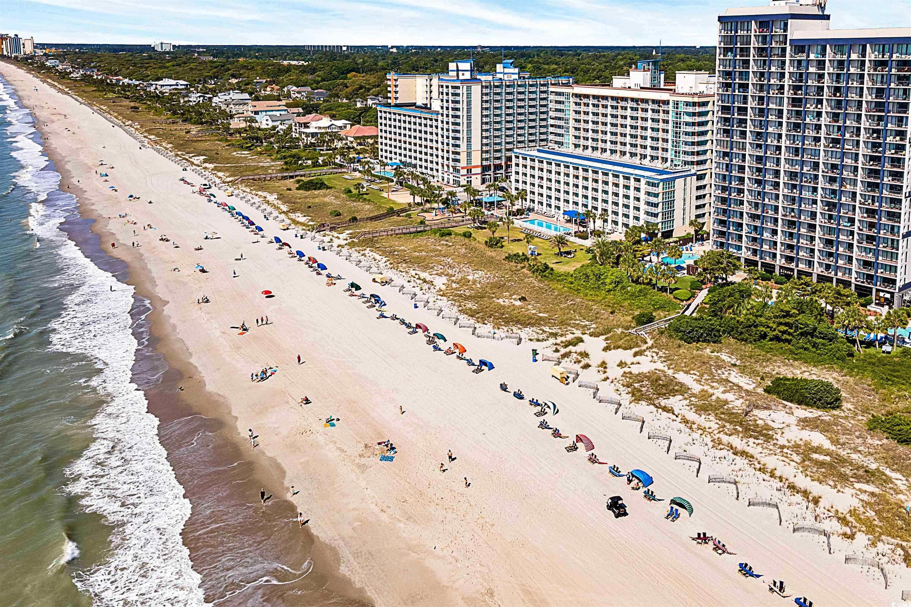 5308 North Ocean Boulevard, Unit 2006 Myrtle Beach, SC 29577 - Photo 35 of 37 Drone / aerial view of expansive coastline