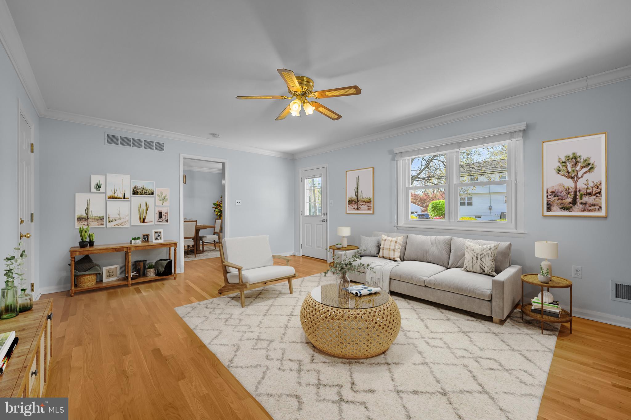 2502 Raven Road Wilmington, DE 19810 - Photo 11 of 57 a living room with furniture and wooden floor