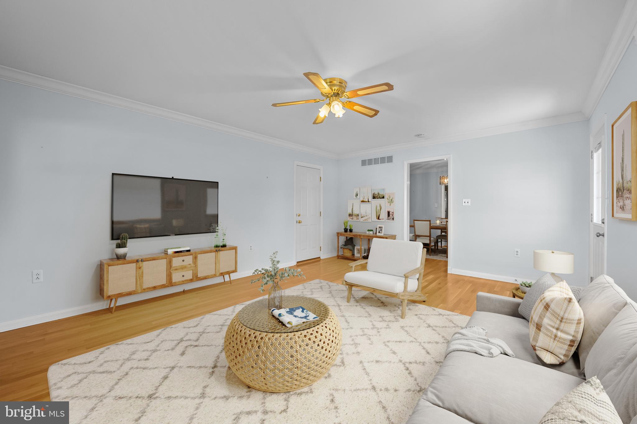 2502 Raven Road Wilmington, DE 19810 - Photo 13 of 57 a living room with furniture and a flat screen tv