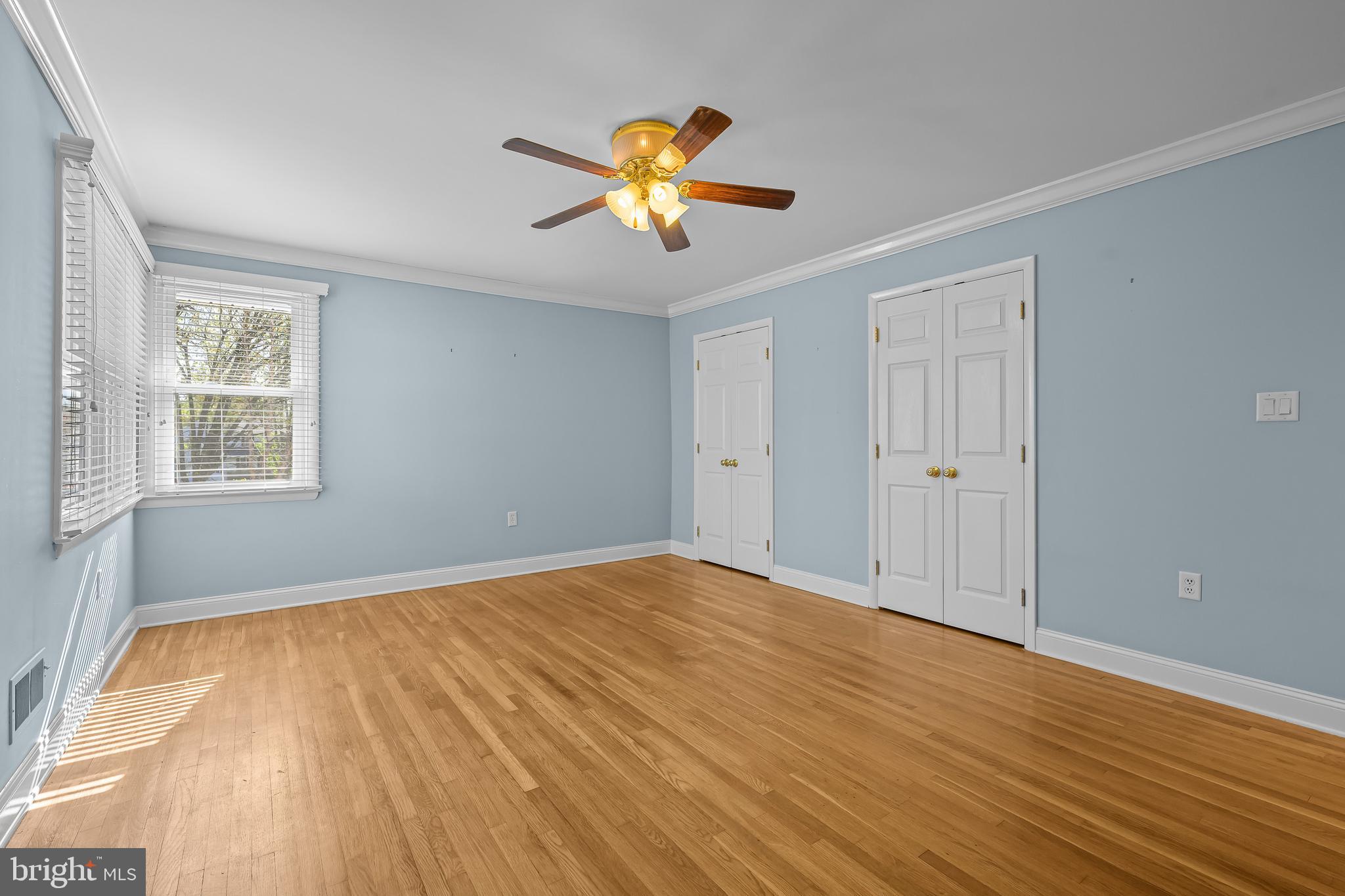 2502 Raven Road Wilmington, DE 19810 - Photo 42 of 57 a view of empty room with wooden floor and fan