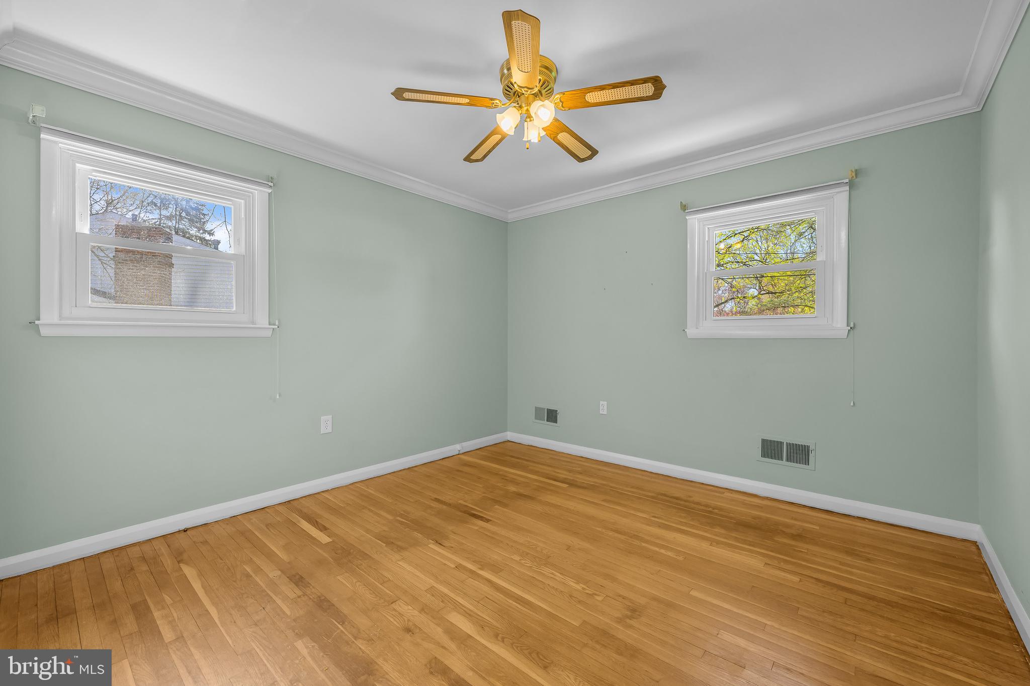 2502 Raven Road Wilmington, DE 19810 - Photo 45 of 57 a view of room with hardwood floor and ceiling fan