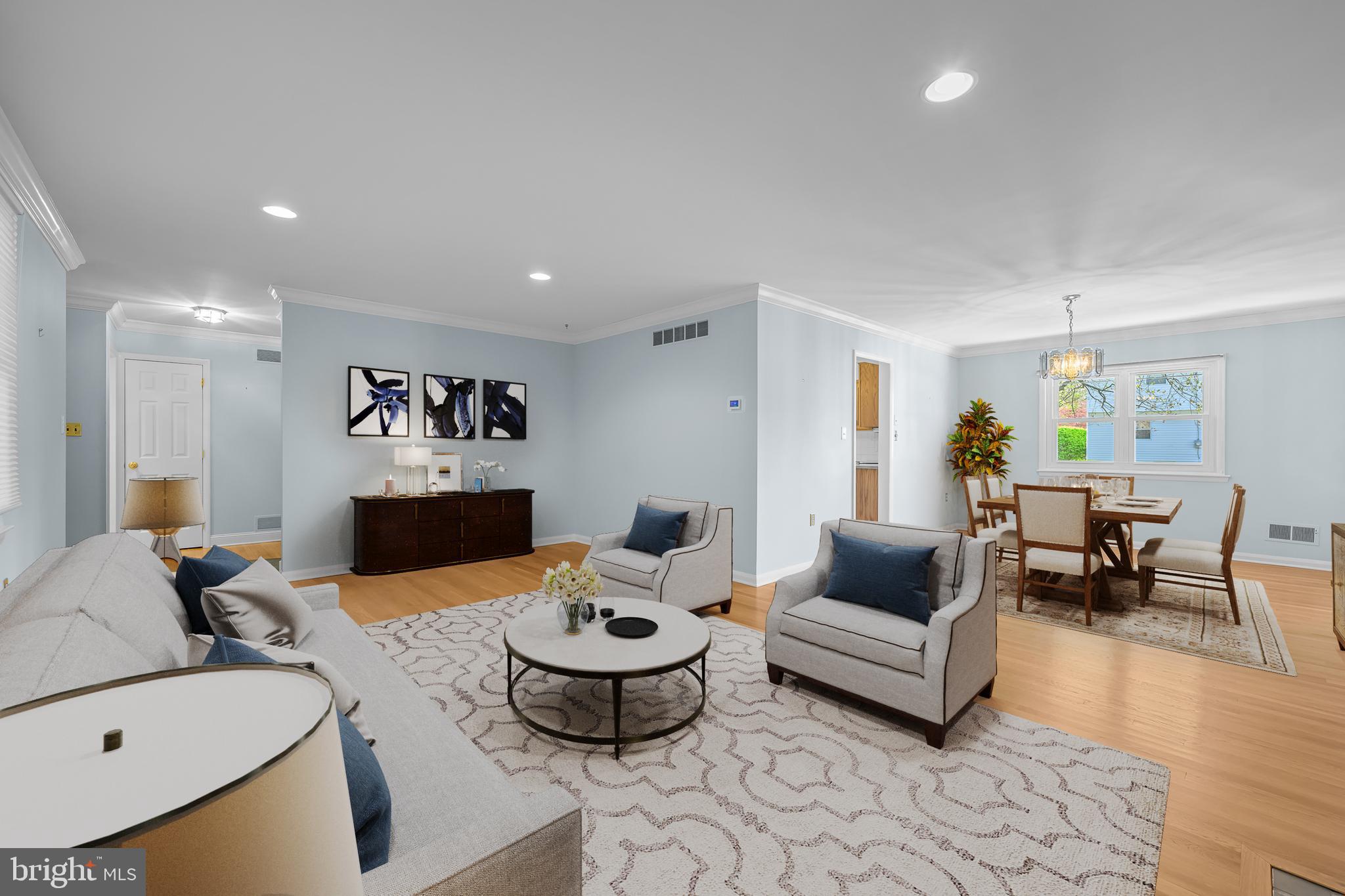 2502 Raven Road Wilmington, DE 19810 - Photo 5 of 57 a living room with furniture and wooden floor
