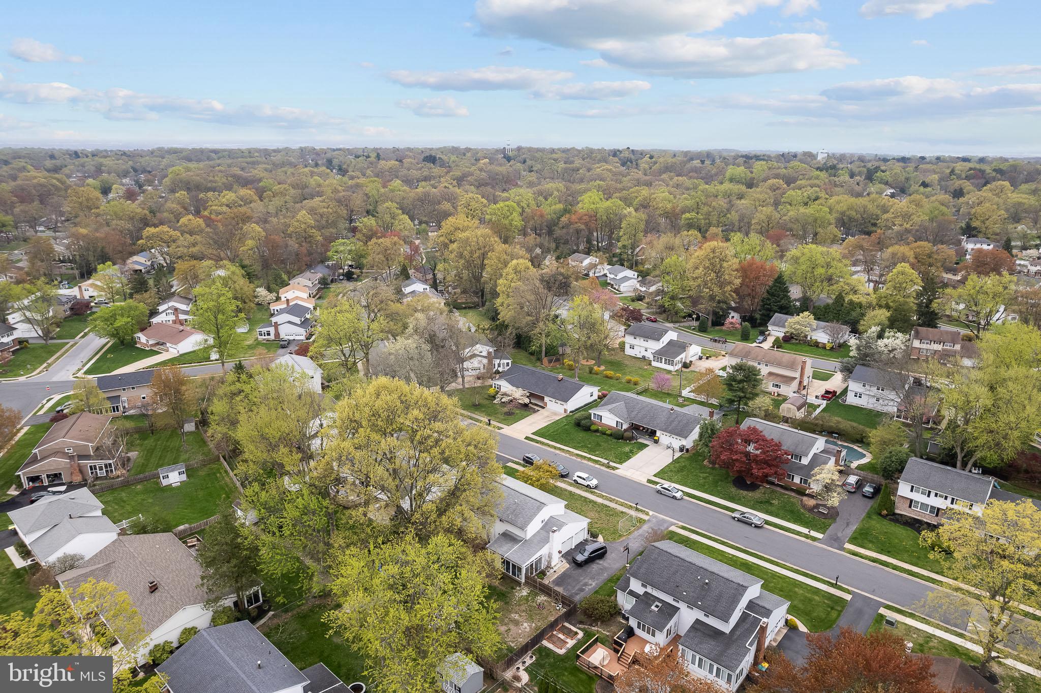 2502 Raven Road Wilmington, DE 19810 - Photo 56 of 57 an aerial view of residential houses with outdoor space