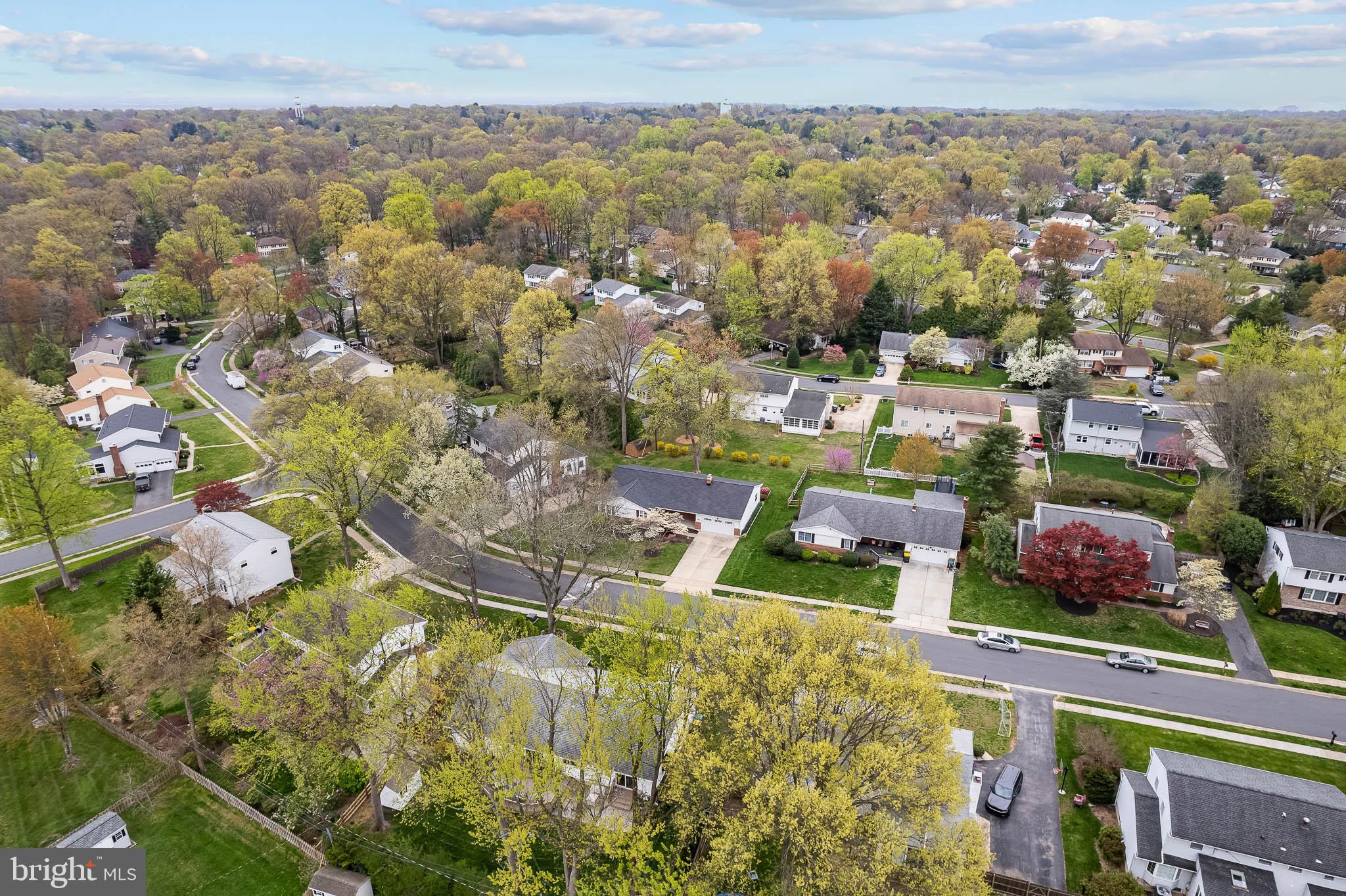 2502 Raven Road Wilmington, DE 19810 - Photo 57 of 57 an aerial view of residential houses with outdoor space