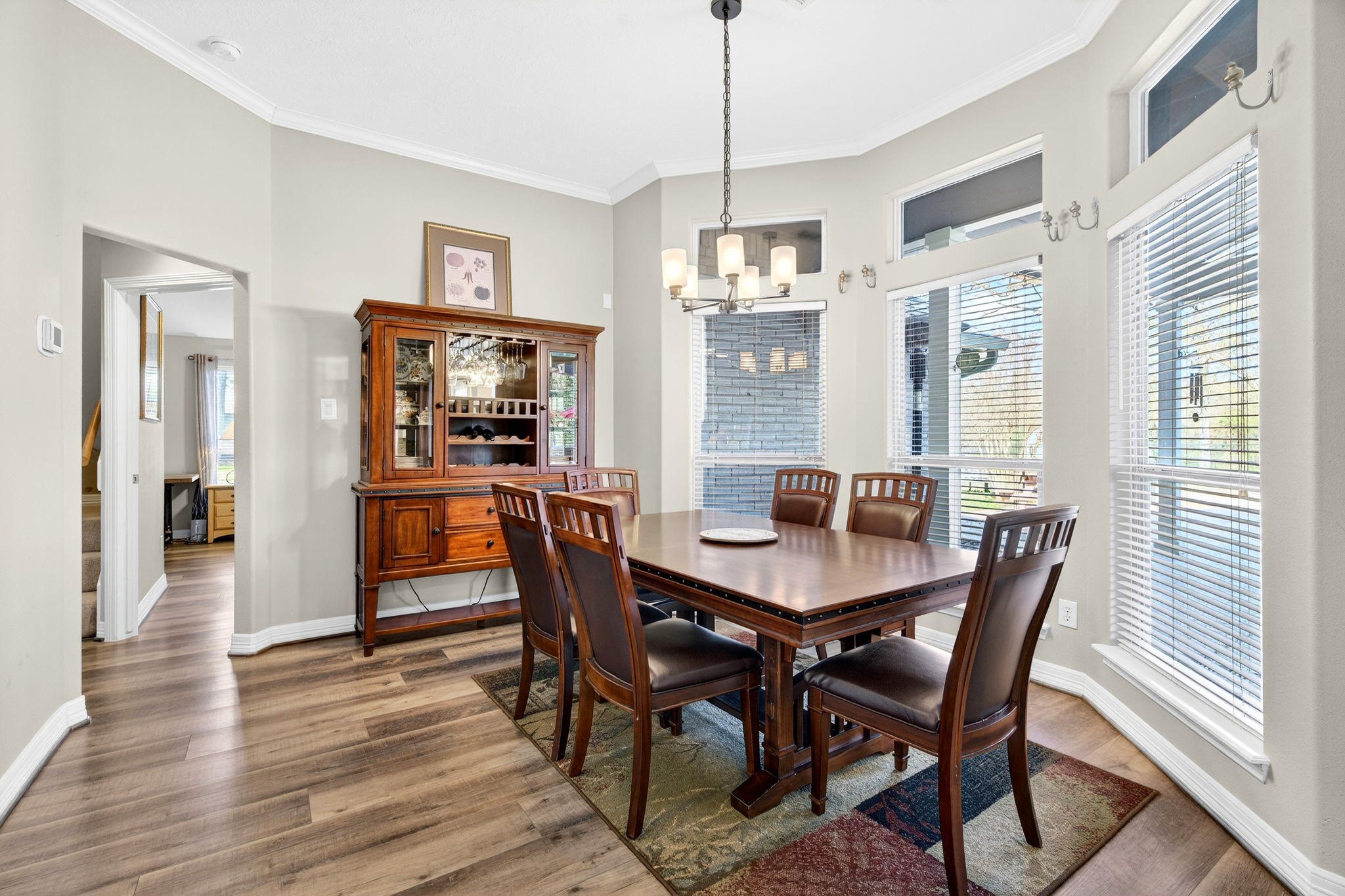 23620 Spring Branch Trail Montgomery, TX 77316 - Photo 10 of 27 The dining room offers generous hosting space with a bay window and upper transom windows for extra light.
