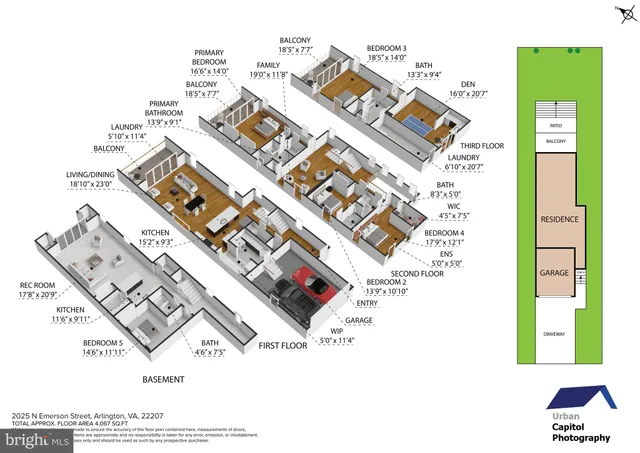 $1,950,000 | 2025 North Emerson Street, Arlington, VA 22207