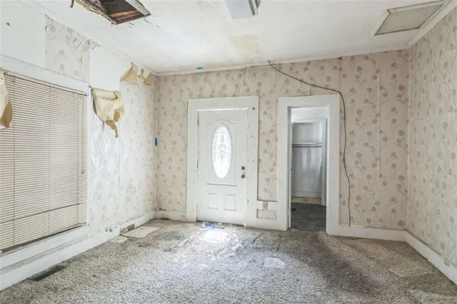 a view of a porch with furniture