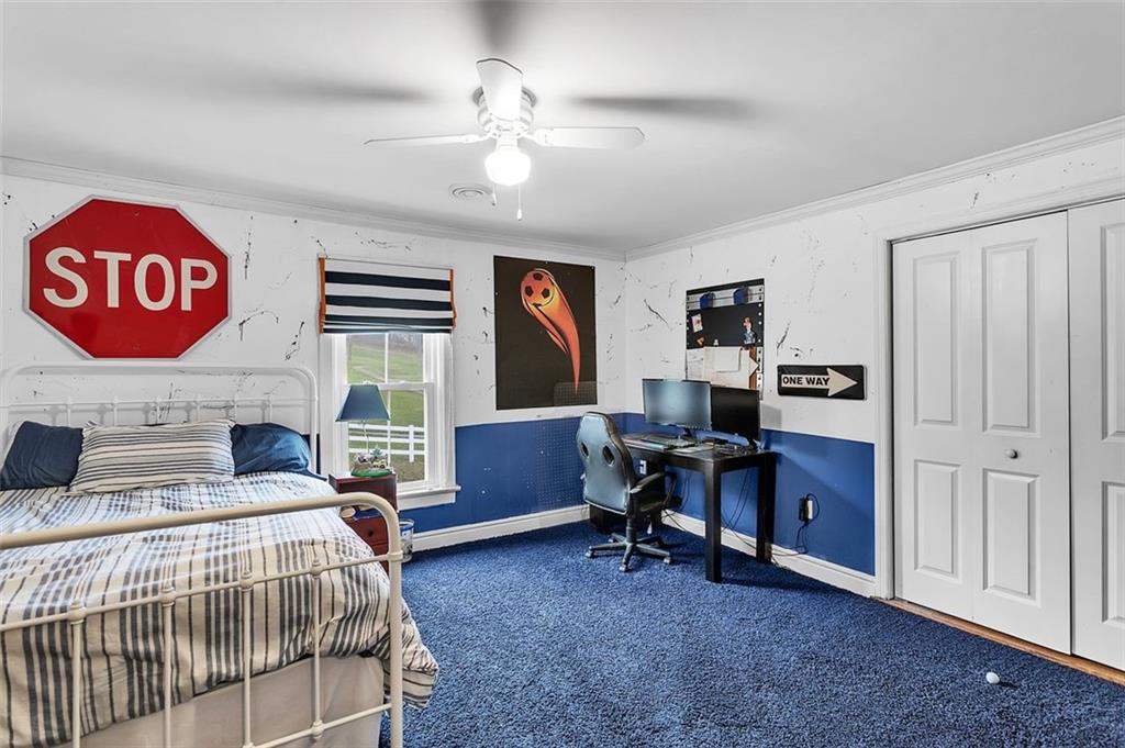 2333 Lesnett Road Pittsburgh, PA 15241 - Photo 13 of 25 a bedroom with a bed and furniture