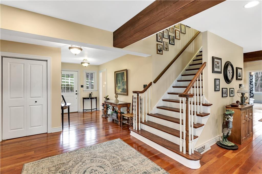 2333 Lesnett Road Pittsburgh, PA 15241 - Photo 2 of 25 a view of entryway and hall with wooden floor