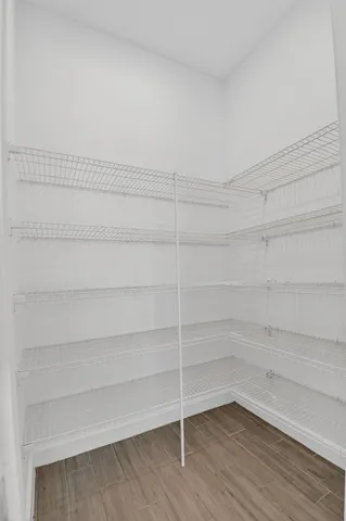 a view of a room with shelf