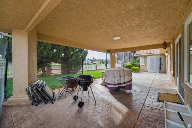 1985 West Rivers Edge Lane St. George, UT 84770 - Photo 34 of 42 View of patio with area for grilling