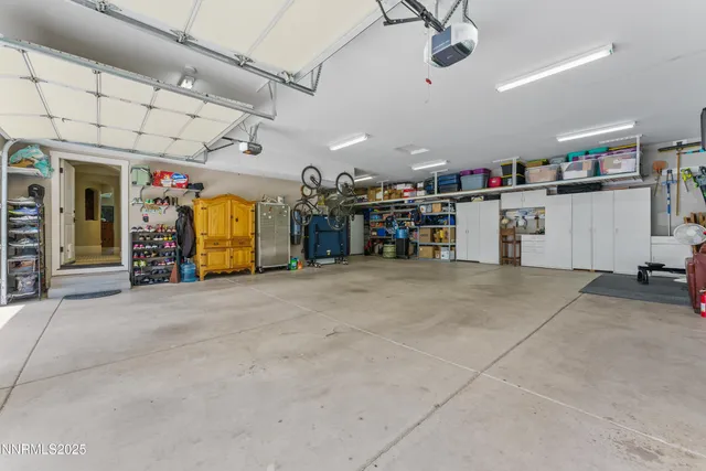 a view of a lake with a yard and green space