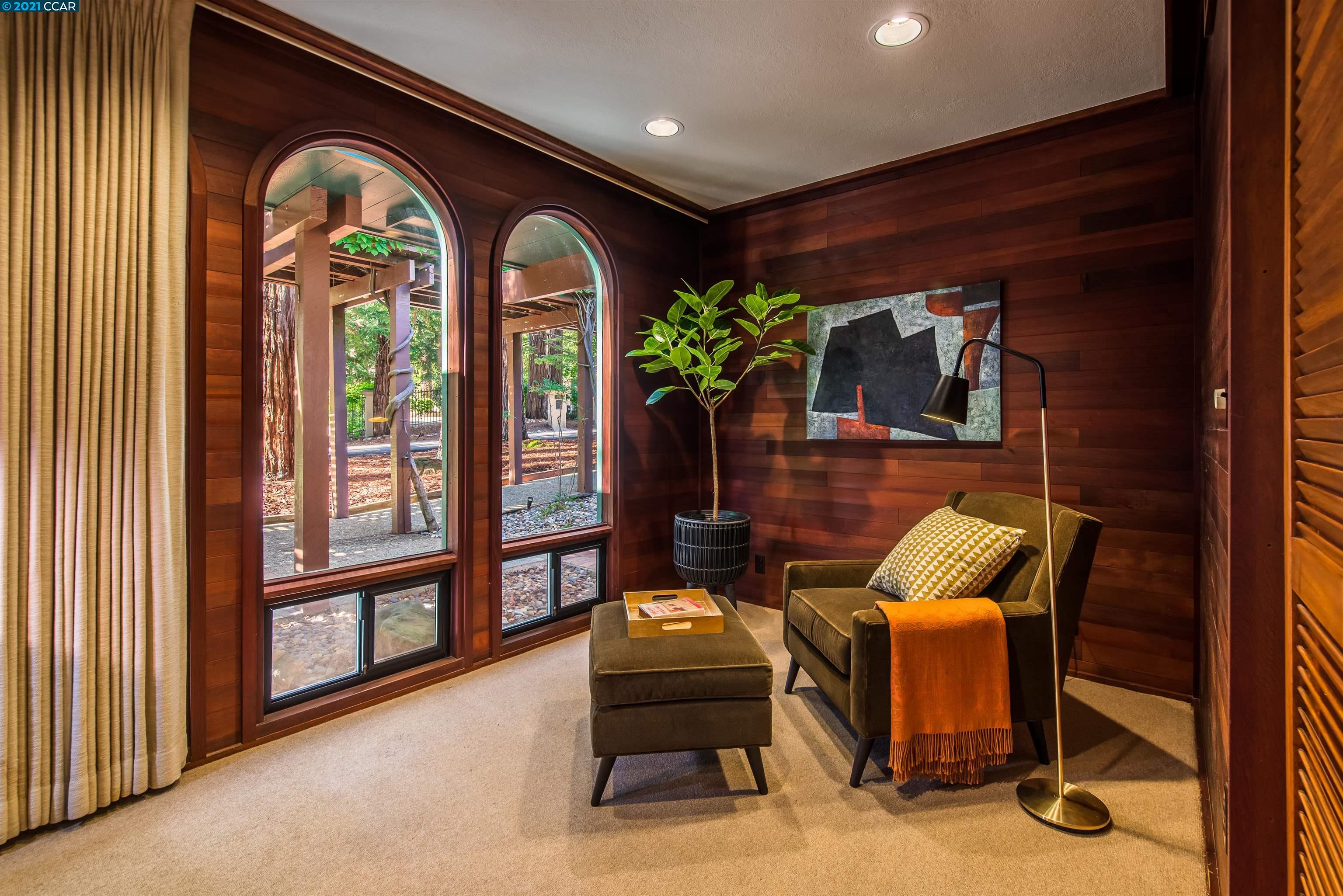 Pine Lane Lafayette, CA 94549 - Photo 17 of 39 a front view of a house with outdoor seating