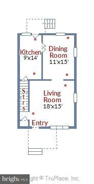 122 Hopkins Road Baltimore, MD 21212 - Photo 29 of 30 Main Level Floor Plan