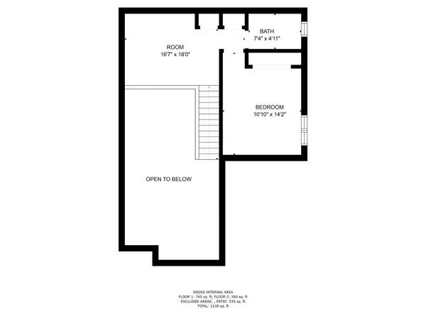 a picture of a room with a floor plan